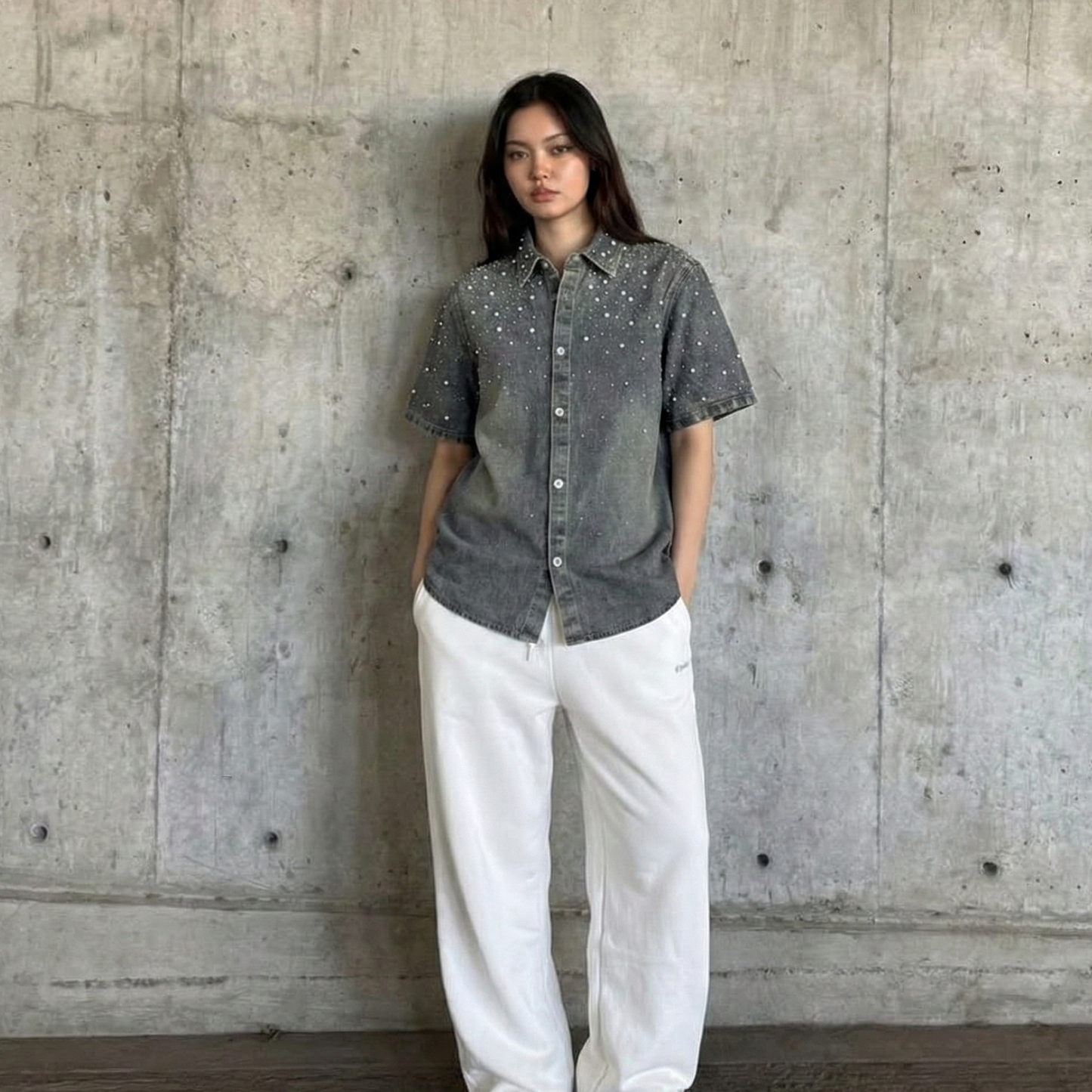 Button Up Pearl Shirt
