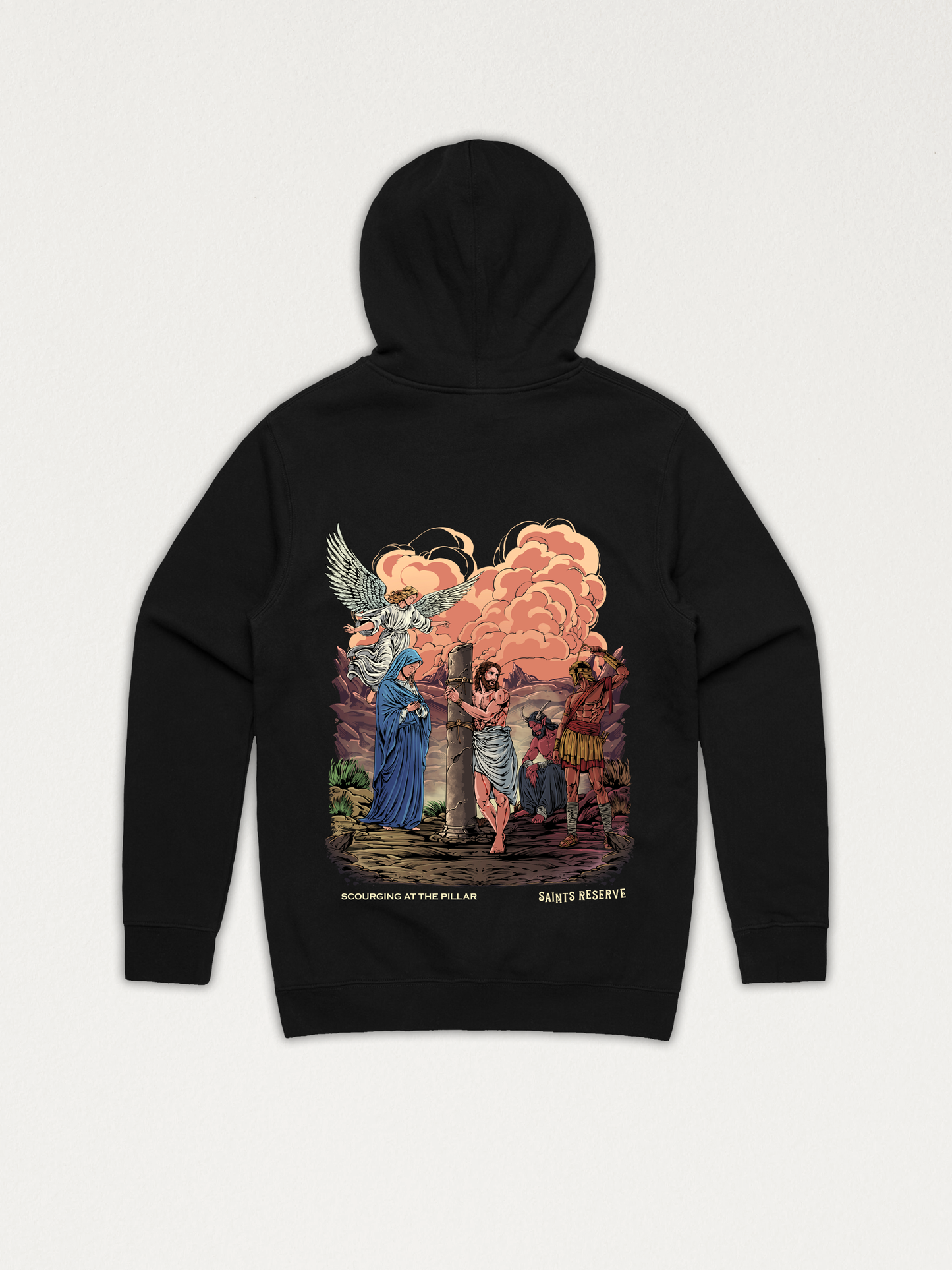 Scourging at the Pillar Good Friday 25 Zip Up Hoodie