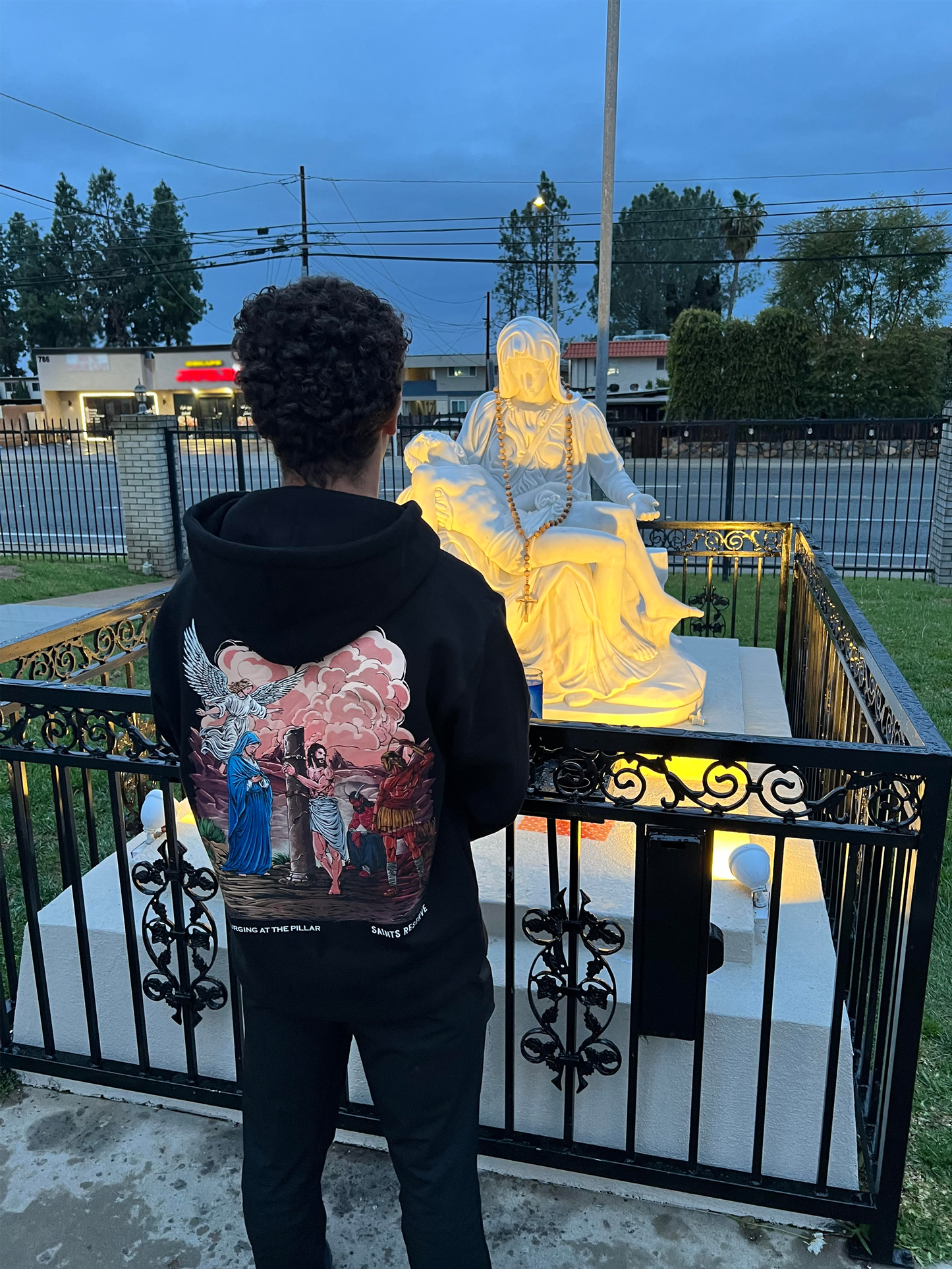 Scourging at the Pillar Good Friday 25 Hoodie