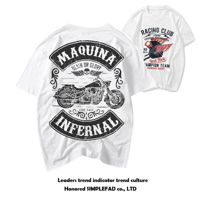 Rugged Biker Motorcycle T-Shirt