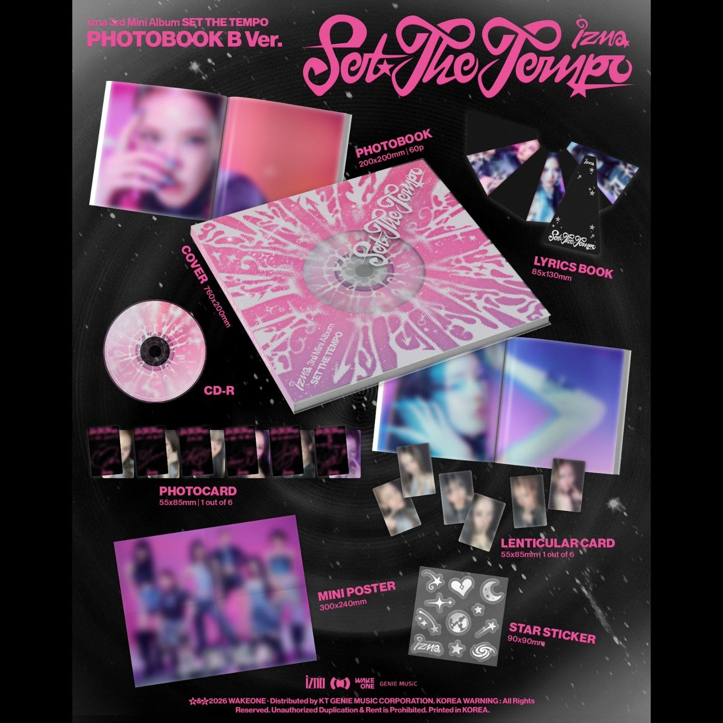 SET THE TEMPO Signed Photobook A/B Set