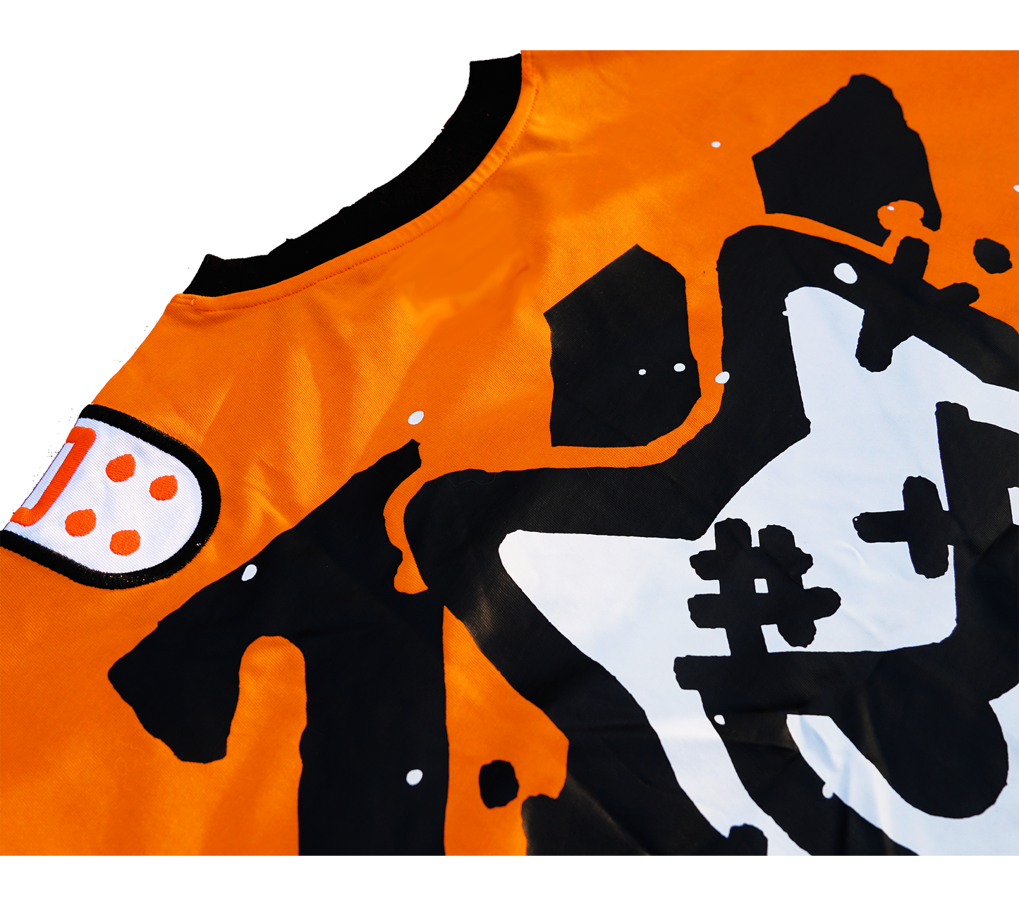 RUFF'D UP OVERSIZED TEE ORANGE