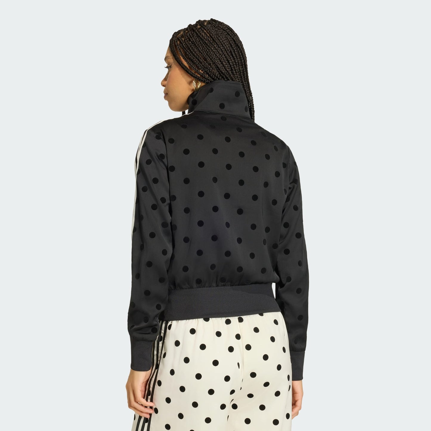 SATIN POLKA DOTS TT Track Top