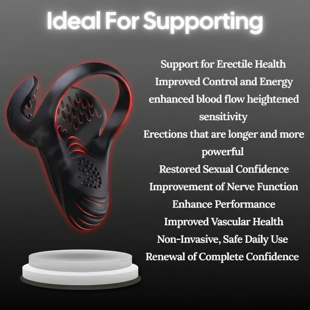 KIVIVO™ Vibrating electric male masturbation lock ring charging