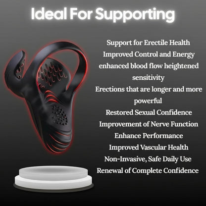 KIVIVO™ Vibrating electric male masturbation lock ring charging