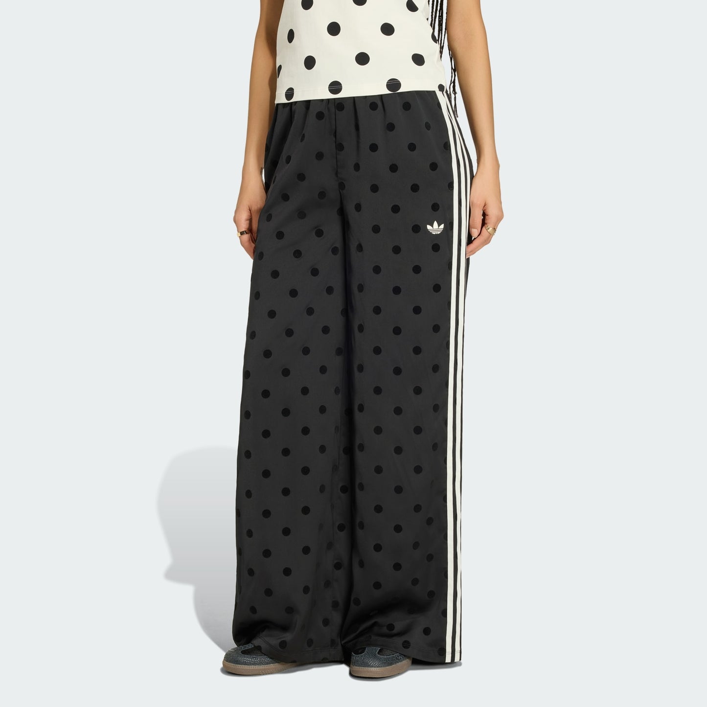 SATIN POLKA DOTS TT Track Pants
