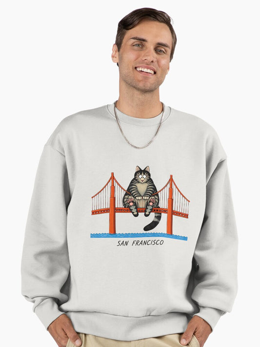 Project Hail Mary 2026 Ryan Gosling B Kliban Cat San Francisco Premium Oversized Sweatshirt