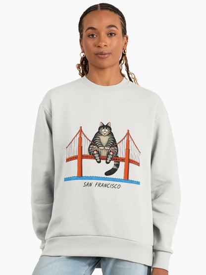 Project Hail Mary 2026 Ryan Gosling B Kliban Cat San Francisco Premium Oversized Sweatshirt