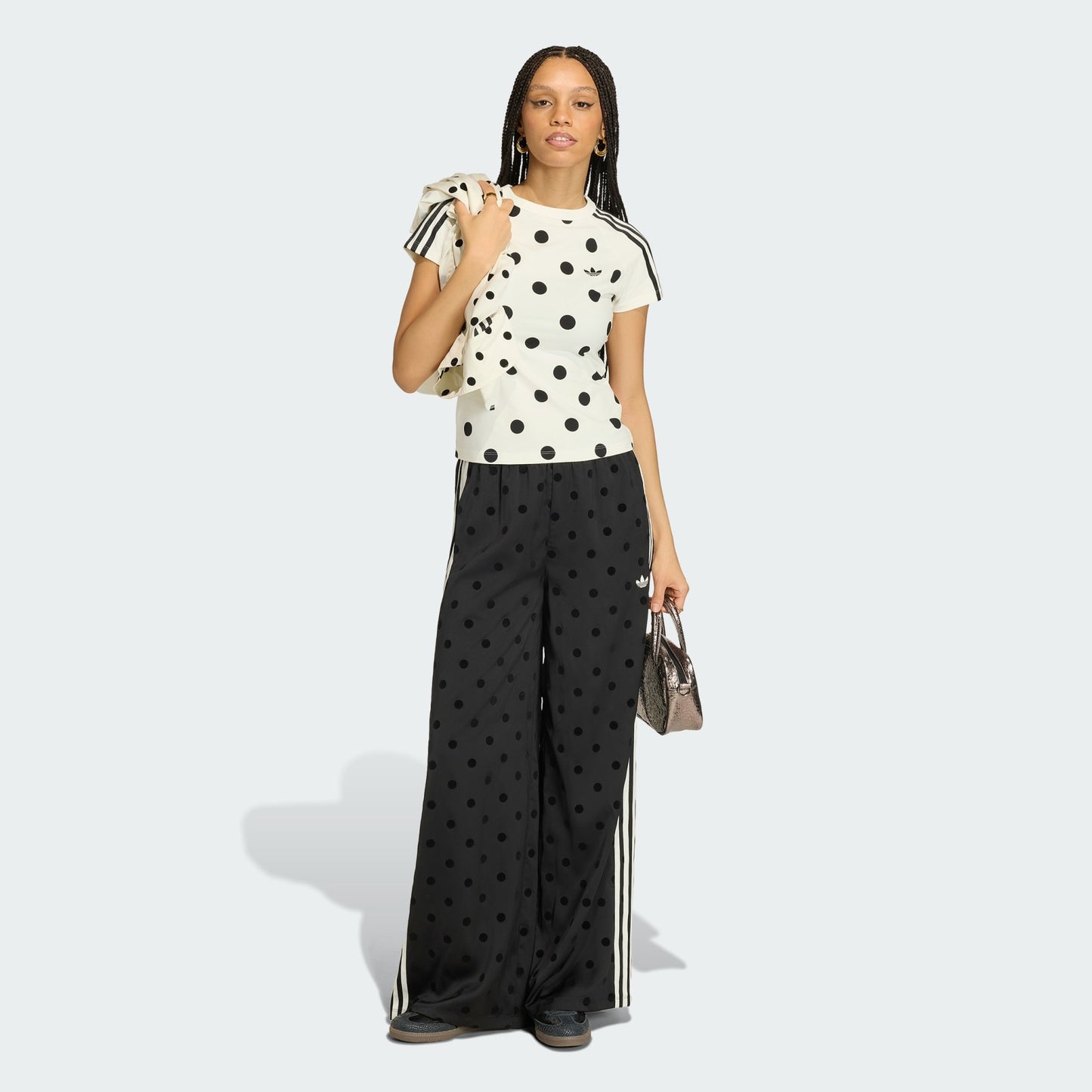 SATIN POLKA DOTS TT Track Pants