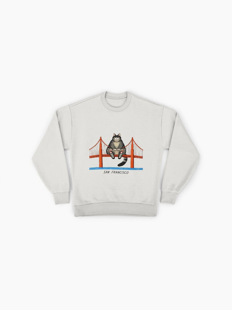 Project Hail Mary 2026 Ryan Gosling B Kliban Cat San Francisco Premium Oversized Sweatshirt