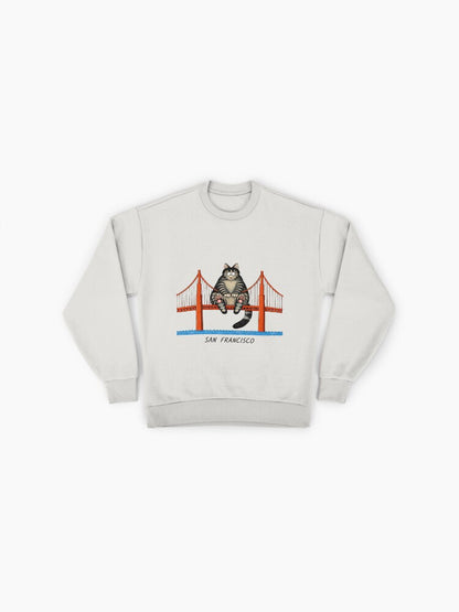 Project Hail Mary 2026 Ryan Gosling B Kliban Cat San Francisco Premium Oversized Sweatshirt