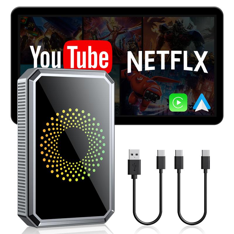 Turn Your Car Screen into a Smart Cinema: Netflix, YouTube & Wireless CarPlay in One Box.