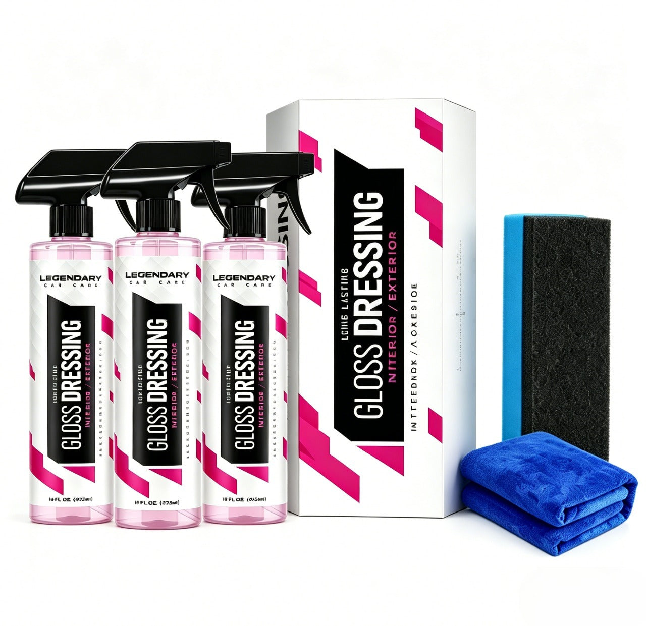 Pro Shine Car Cleaner 5-Piece Bundle