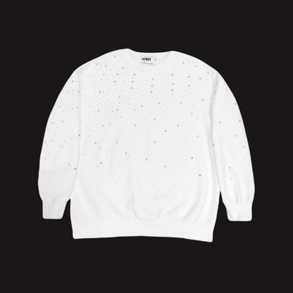 Rhinestone Galaxy Crewneck