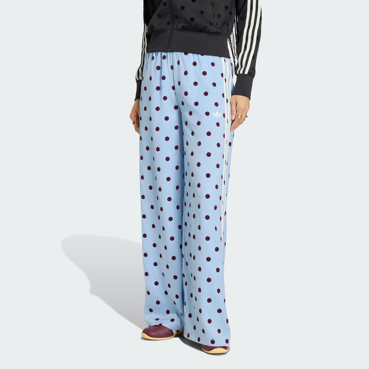 SATIN POLKA DOTS TT Track Pants