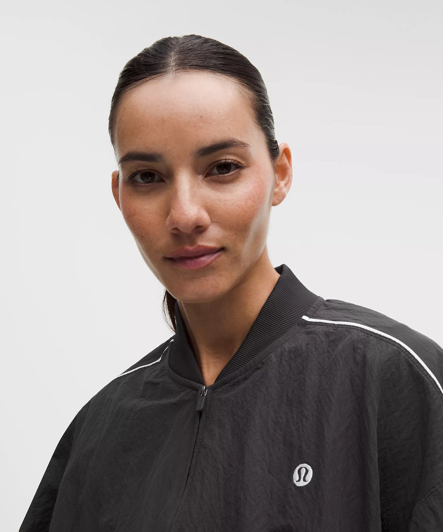 Crinkle Nylon Track Jacket