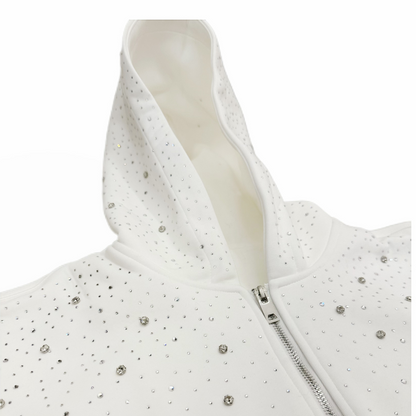 Rhinestone Galaxy Zip Up