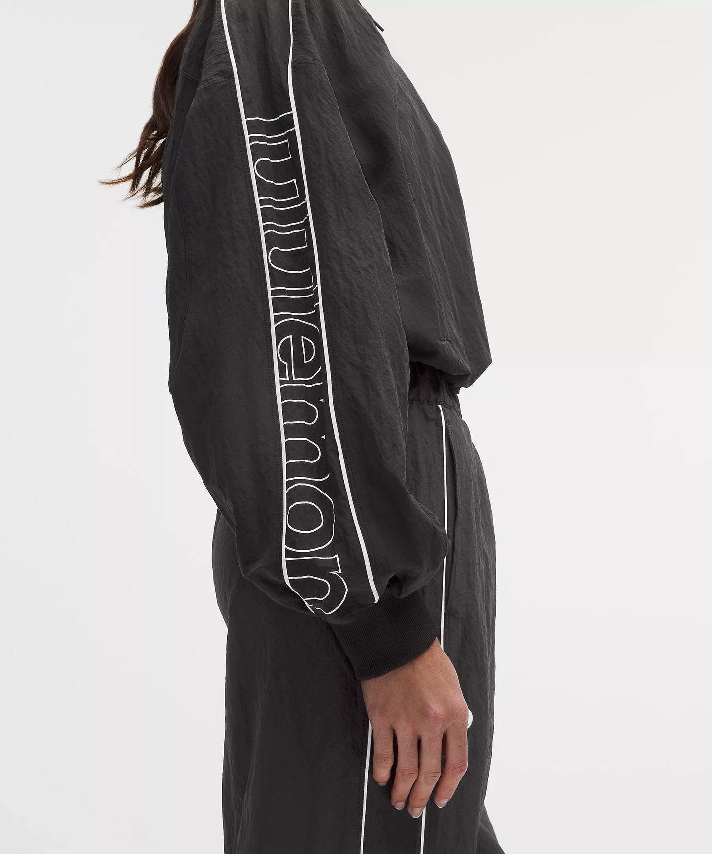 Crinkle Nylon Track Jacket