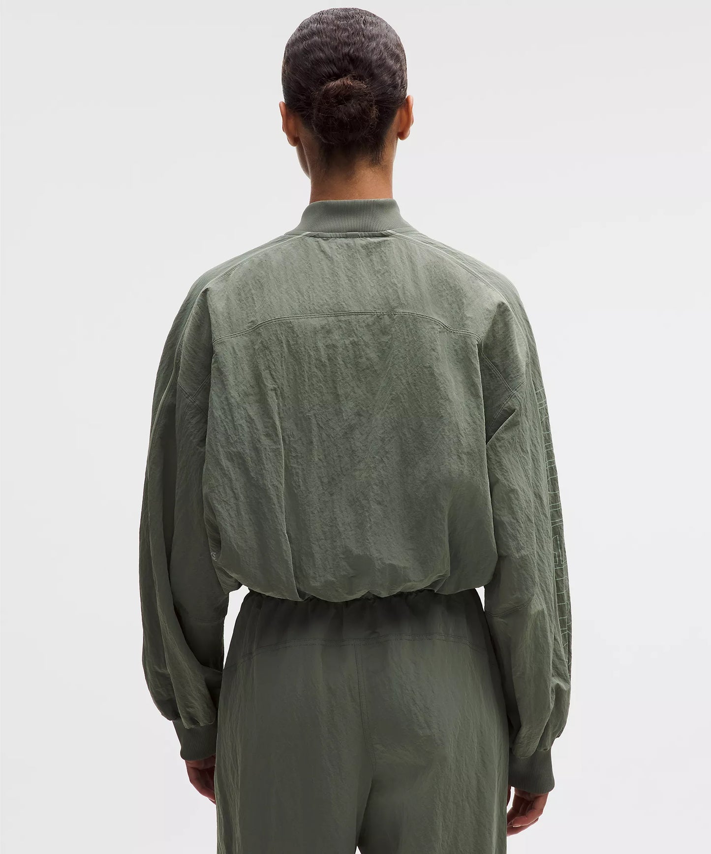 Crinkle Nylon Track Jacket