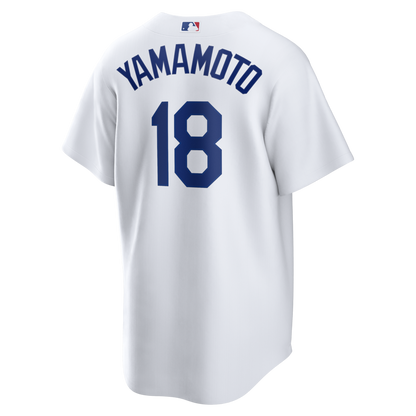 Los Angeles Dodgers Yoshinobu Yamamoto White Home Replica Jersey