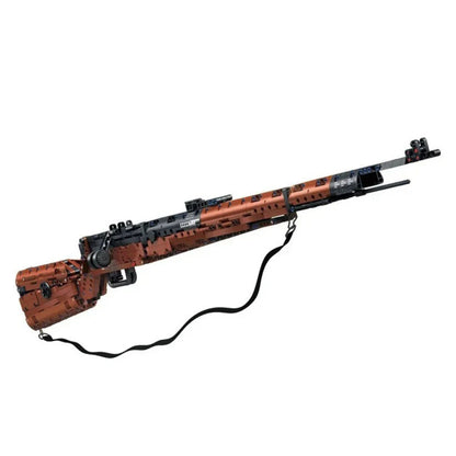 Brick-Built 98K Rifle (1206 pcs)