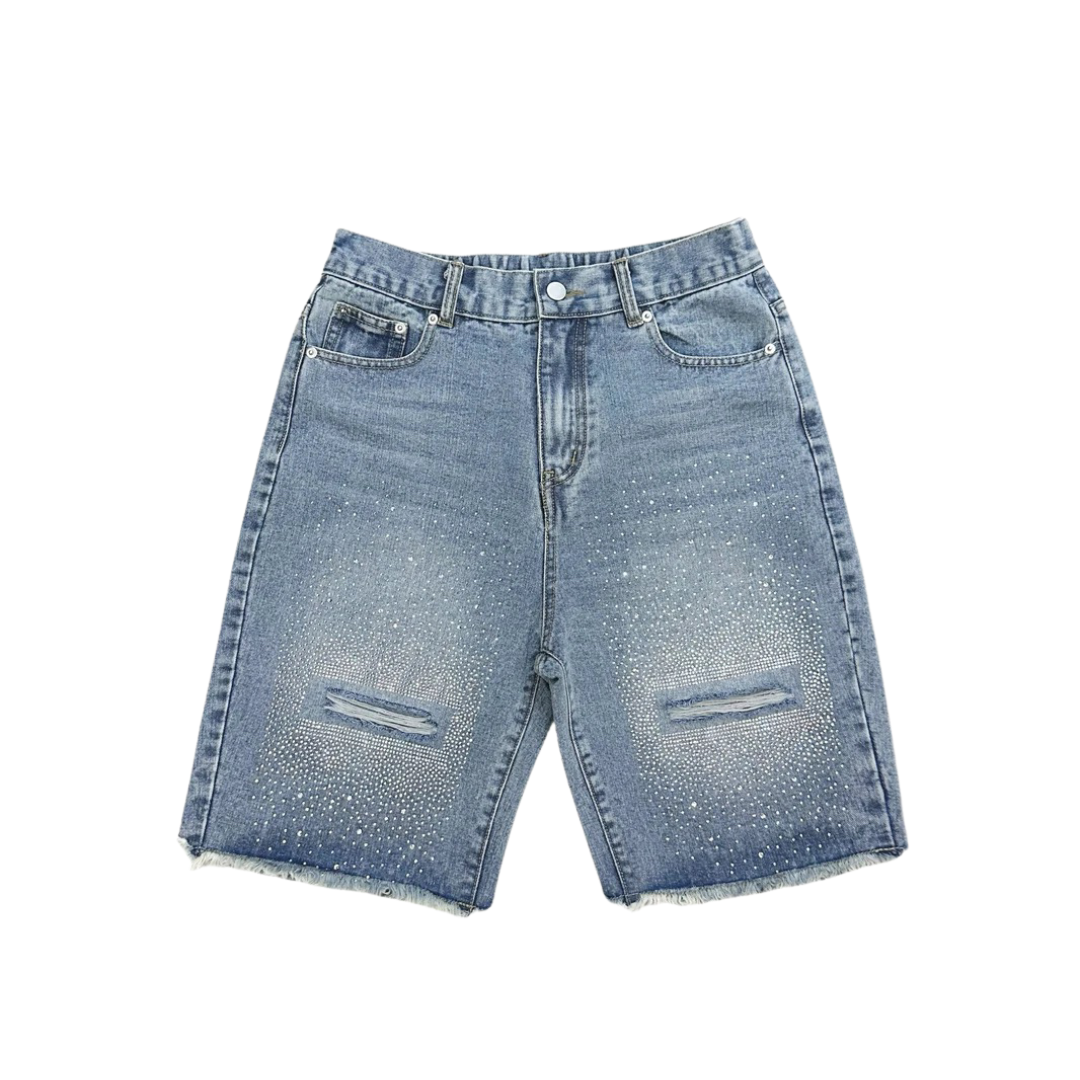 Rhinestone Jorts