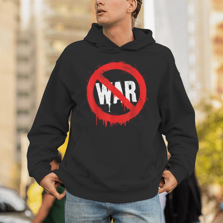 Stop Wars Protest Sign Hoodie