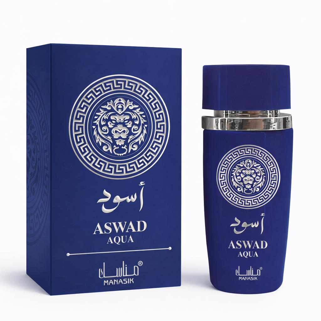 OFFER 6 PERFUMES (3 WOMEN + 3 MEN) - LARA CANDY + LARA + ECLAT BANOFFEE + ASWAD BOURBON + ASWAD AQUA + SHEIKH ZAYED