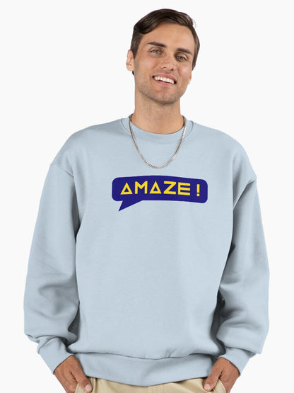 Project Hail Mary - Amaze! (Yellow on Blue) | Premium Oversized Sweatshirt