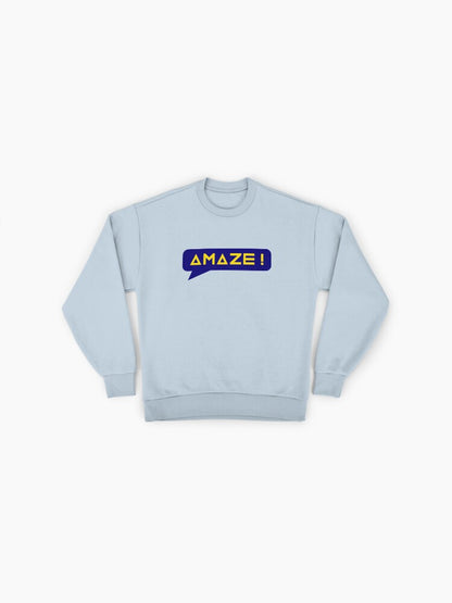 Project Hail Mary - Amaze! (Yellow on Blue) | Premium Oversized Sweatshirt