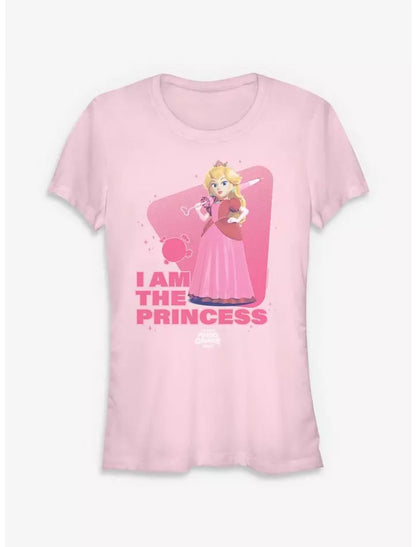 The Super Mario Galaxy Movie Peach I Am The Princess Girls T-Shirt