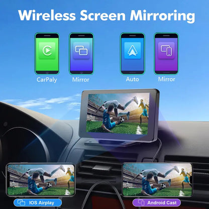 Next-Gen Drive: 2026 Upgraded 7" Wireless CarPlay & Android Auto Screen