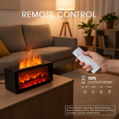 Elevate Your Space With The Cozy Glow Of A Safe, Mist-Powered Fireplace
