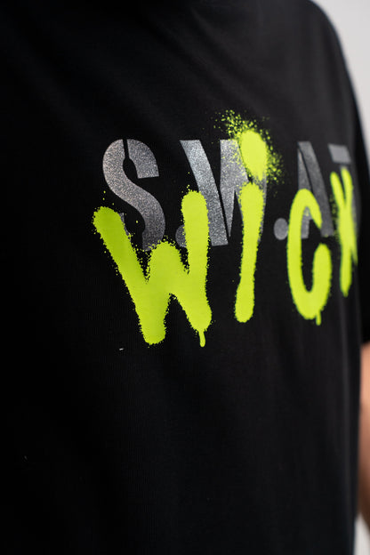 T-SHIRT OVERSIZED SWAT BLACK