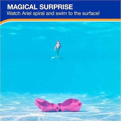 SwimWays The Little Mermaid Ariel Dive N’ Surprise, Swimming Pool Accessories & Kids Pool Toys, Pool Party Supplies, Disney Toys for Kids Ages 5 & Up