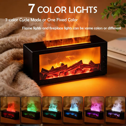 Elevate Your Space With The Cozy Glow Of A Safe, Mist-Powered Fireplace