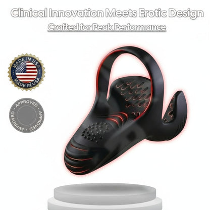KIVIVO™ Vibrating electric male masturbation lock ring charging