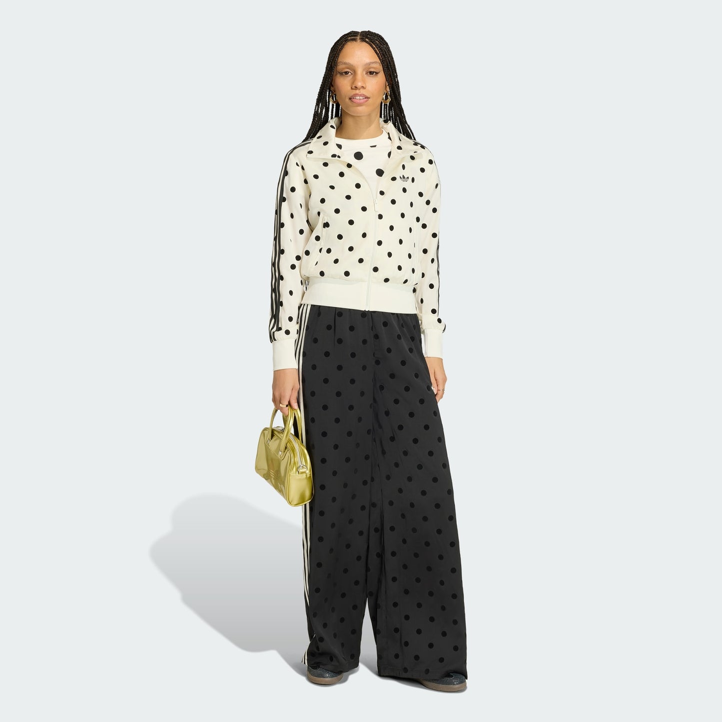 SATIN POLKA DOTS TT Track Top