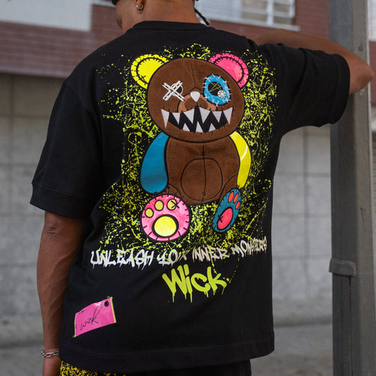 BEAR BLACK NR OVERSIZED T-SHIRT!