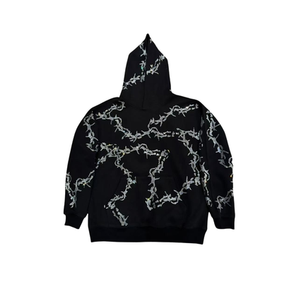 Rhinestone Thorn Hoodie