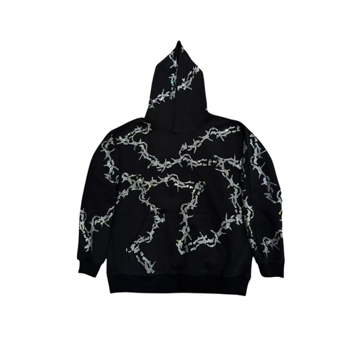 Rhinestone Thorn Hoodie