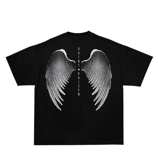 Angel Wings T-Shirt - Black