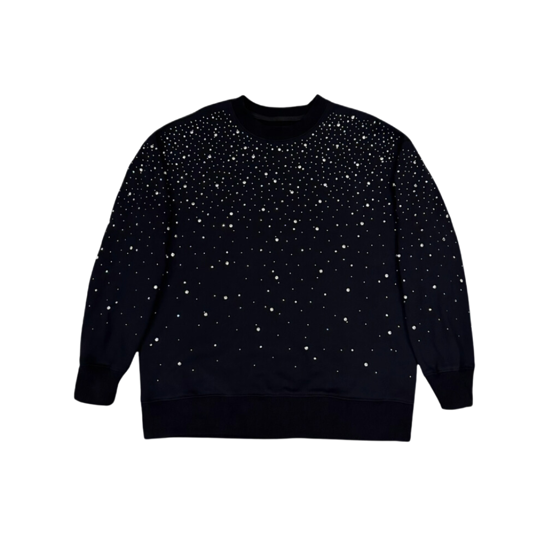Rhinestone Galaxy Crewneck