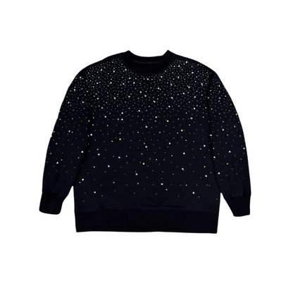 Rhinestone Galaxy Crewneck