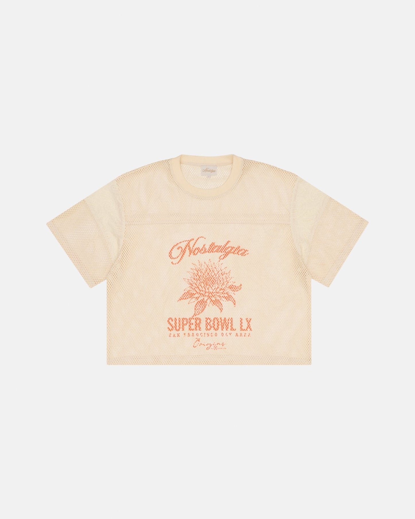 CREAM SB LX MESH TOP