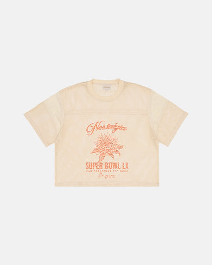 CREAM SB LX MESH TOP