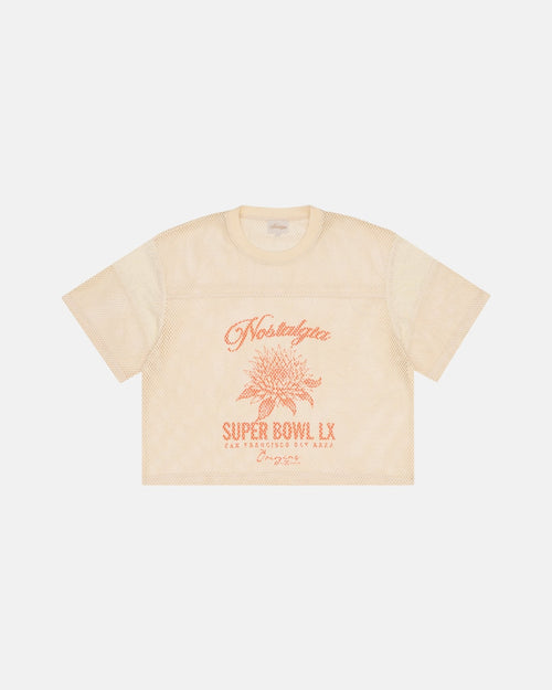 CREAM SB LX MESH TOP