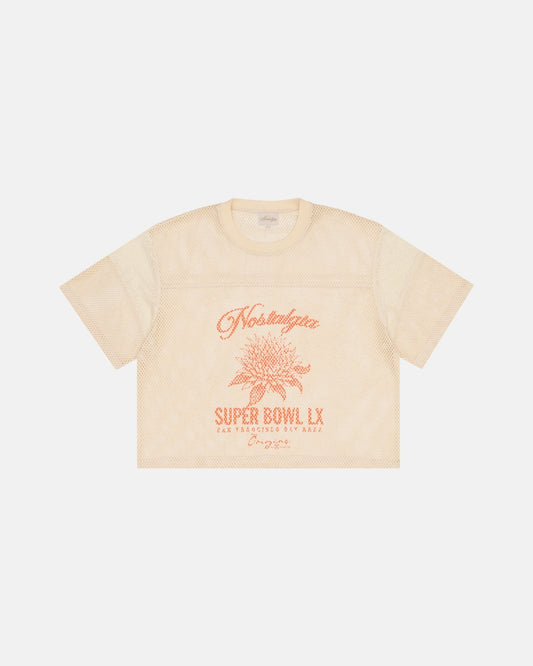CREAM SB LX MESH TOP