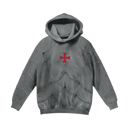 Crusader Armor Hoodie - Gray