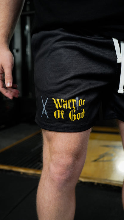 Crusader Mesh Shorts - Black